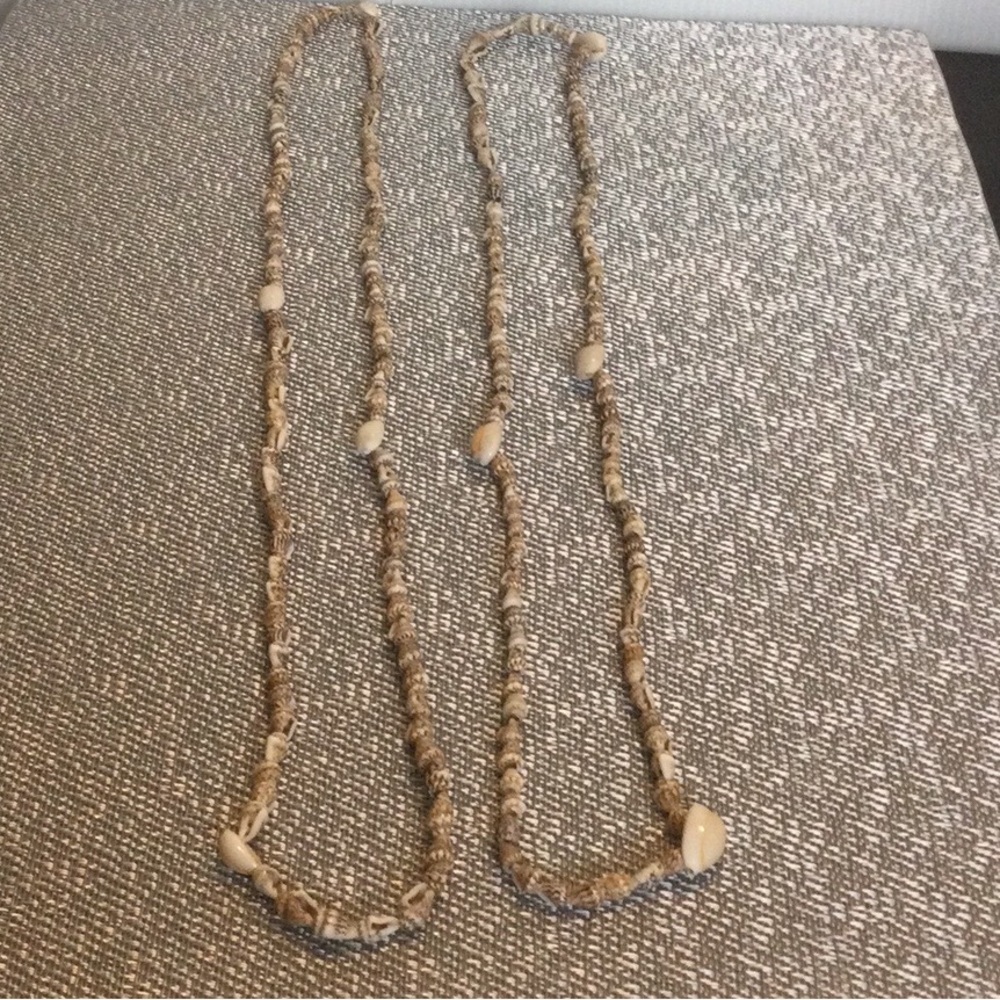 2-Puka Sea Shell Necklace Bundle - Picture 3 of 5